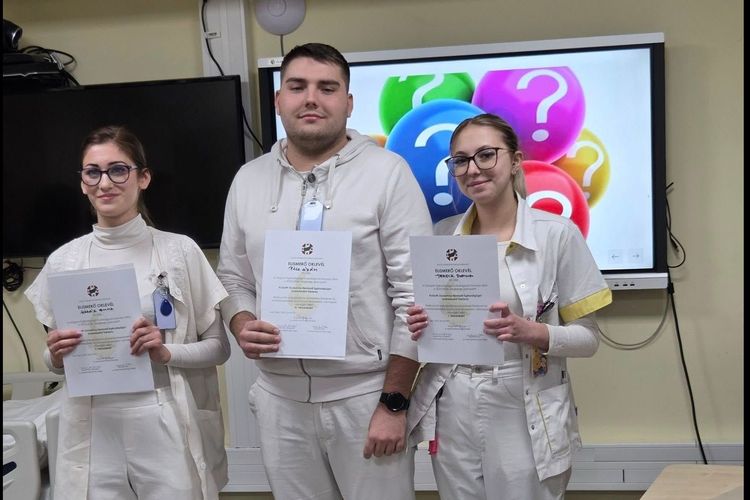 IV. Kossuth Zsuzsanna Nemzeti Egészségügyi Szakképzési Verseny megyei fordulóján, a „Sebészet és határterületei”